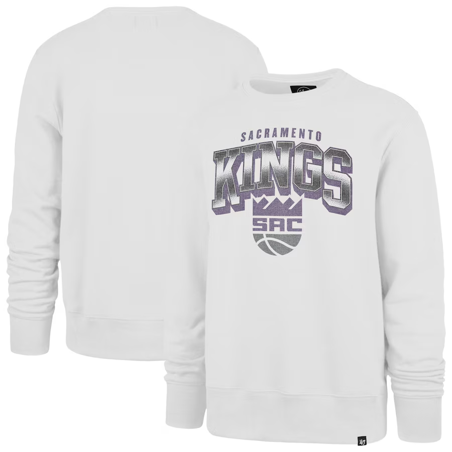 Men Sacramento Kings white 2024 NBA hoodie style2